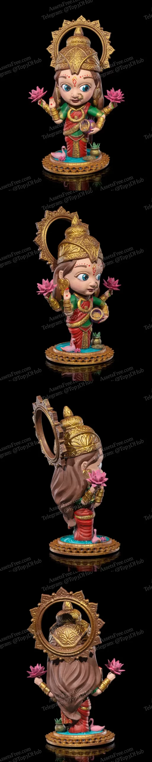 Chibi Lakshmi Goddess of Wealth