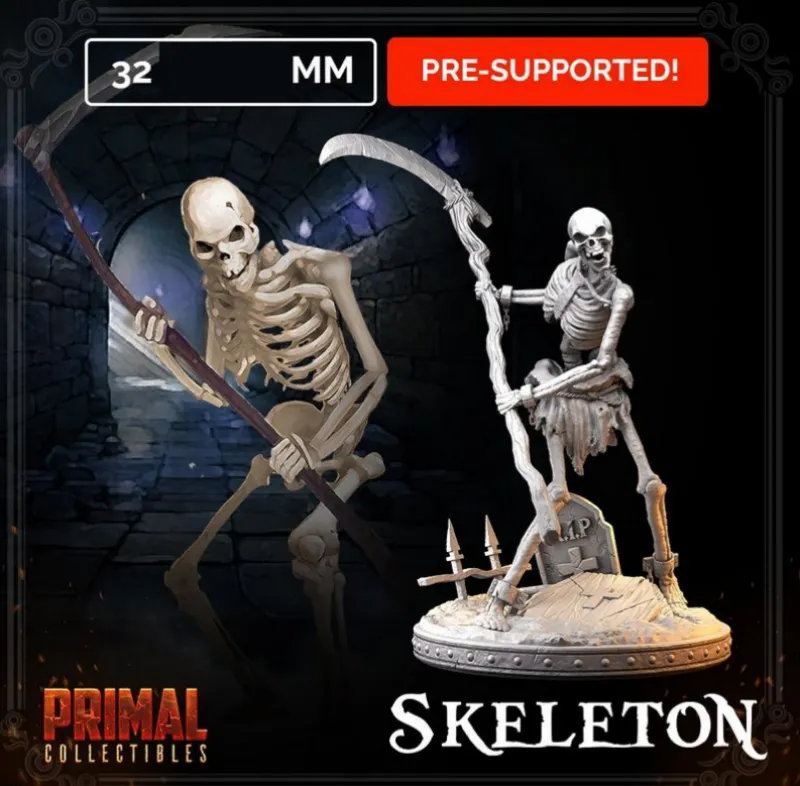 Skeleton with Scythe