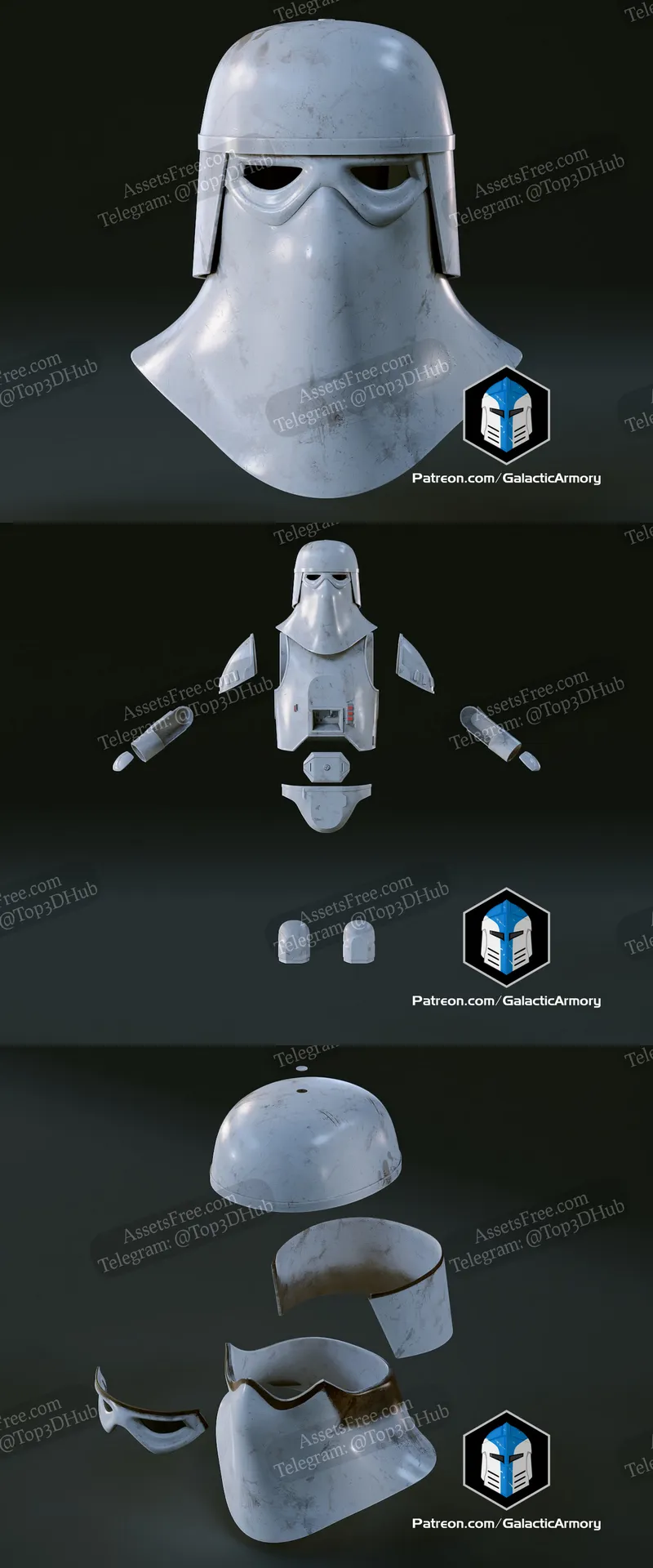 Your Own Empire's Finest: The Iconic Snowtrooper Armor Set!