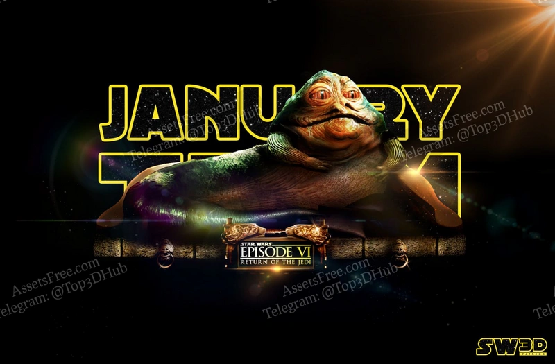 Star Wars - Jabba the Hutt Sculpture