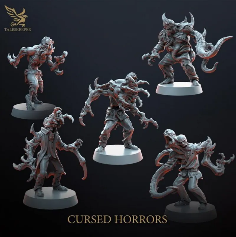 Unleash the Horrors: 3D Print the "Tales Keeper - Cursed Horrors" Model