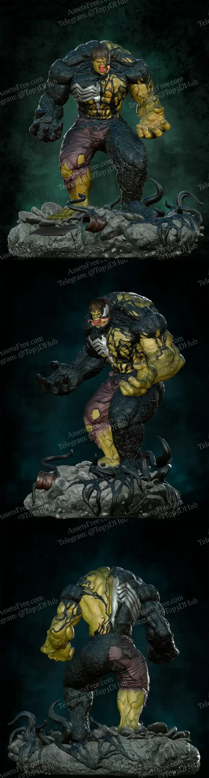 Venomized Hulk