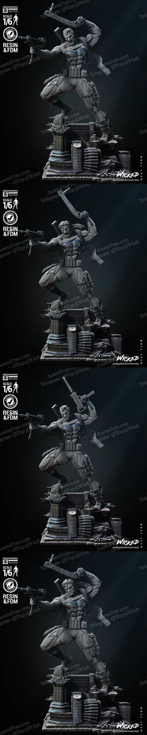 The Punisher Sculpture