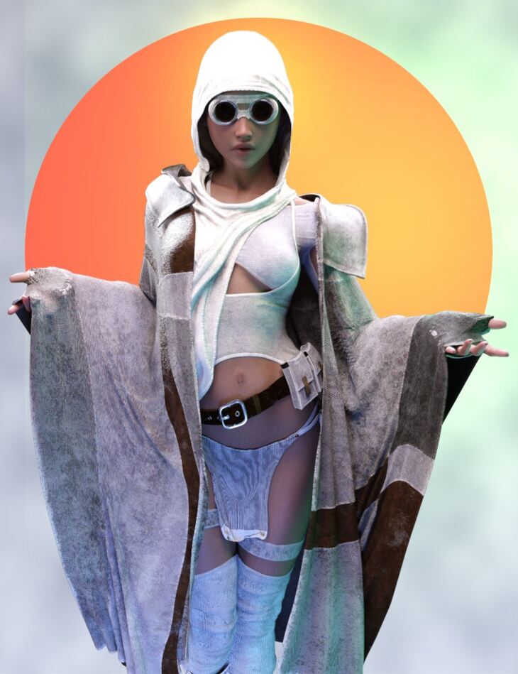 dForce Zensun Outfit for Genesis 9 – STL 3D Print Model | AssetsFree.com dForce Zensun Outfit for Genesis 9 - 3D model for printing | AssetsFree.com