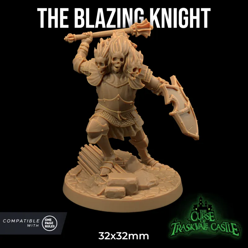The blazing knight