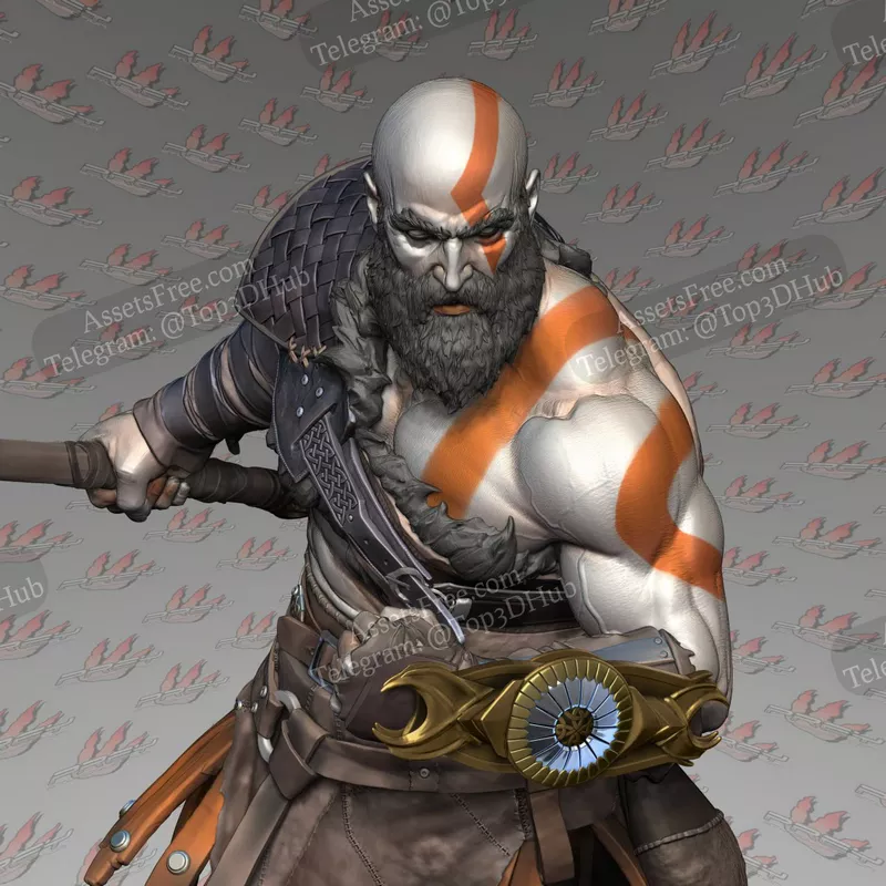 Kratos Bust