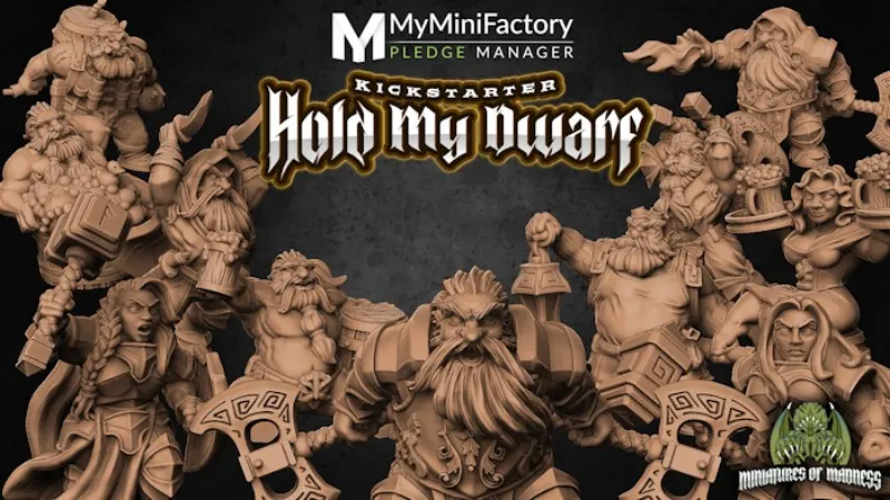 Miniatures Of Madness - Hold my Dwarf