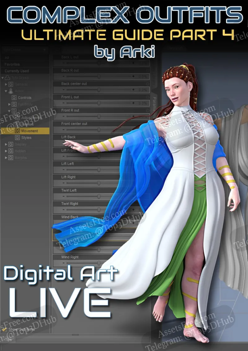 43687 - The Ultimate Guide to Creating Complex Outfits (Part 4) - Digital Art Live - [Tutorials]
