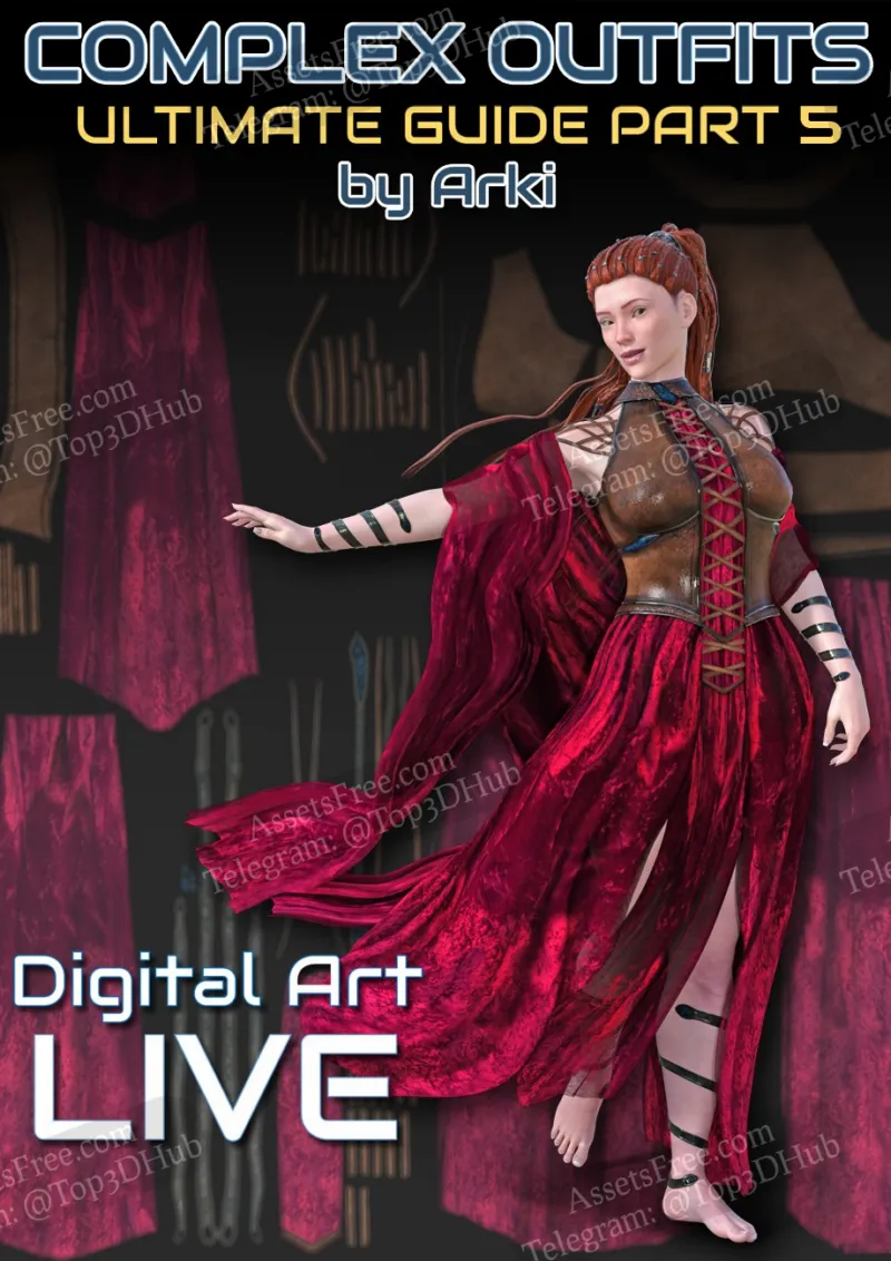 43689 - The Ultimate Guide to Creating Complex Outfits (Part 5) - Digital Art Live - [Tutorials]