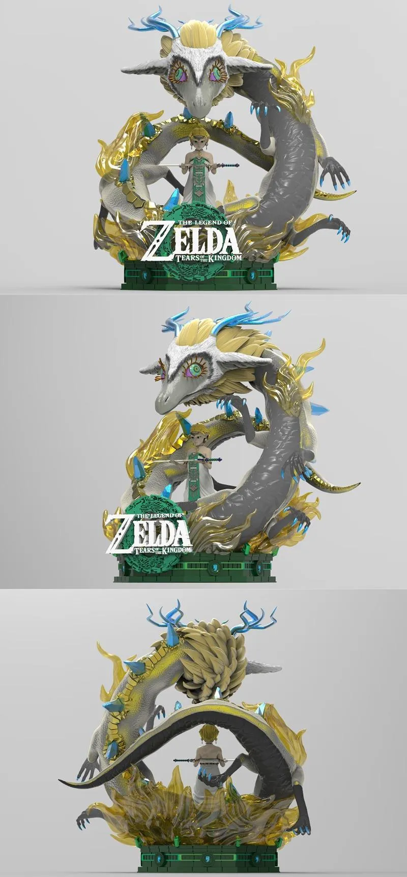 Embark on a Legendary Quest with Zelda: A Timeless 3D Model Tribute