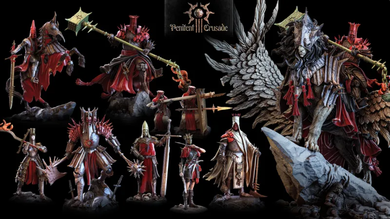 Bestiarum Miniatures - April 2023 - The Penitent Crusade Part 3