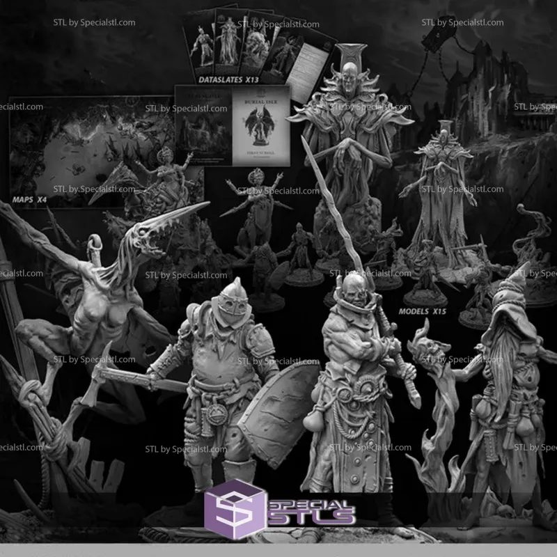 Bestiarum Miniatures - February 2021 - Chaos Warriors
