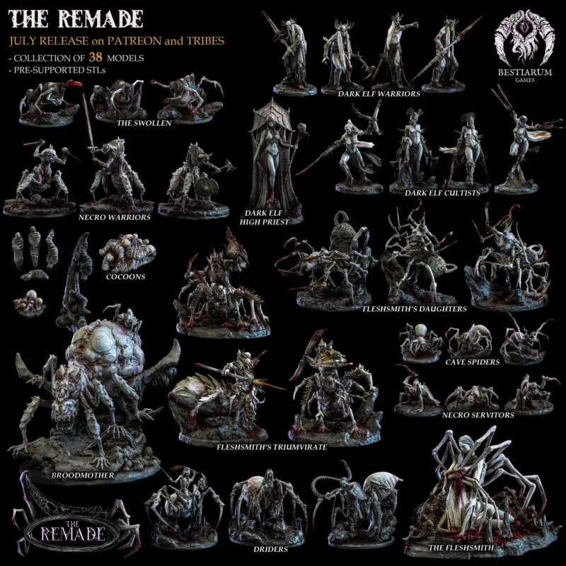 Bestiarum Miniatures - July 2022 - The Remade
