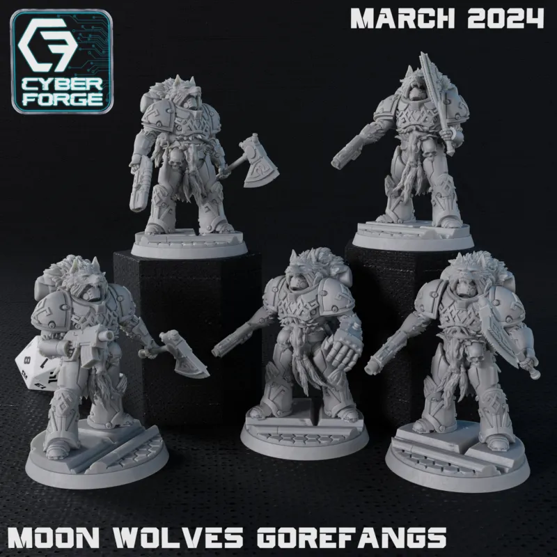 Cyberforge - Grim Realms - Moon Wolves - Njord the Eternal
