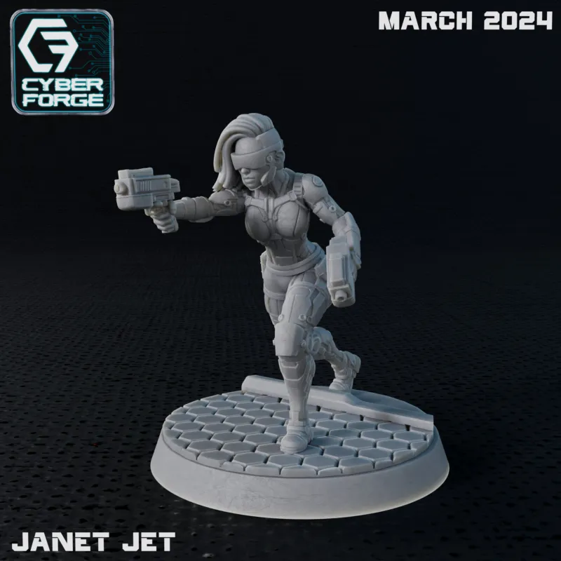 Cyberforge - Titan City Stories - Janet Jet