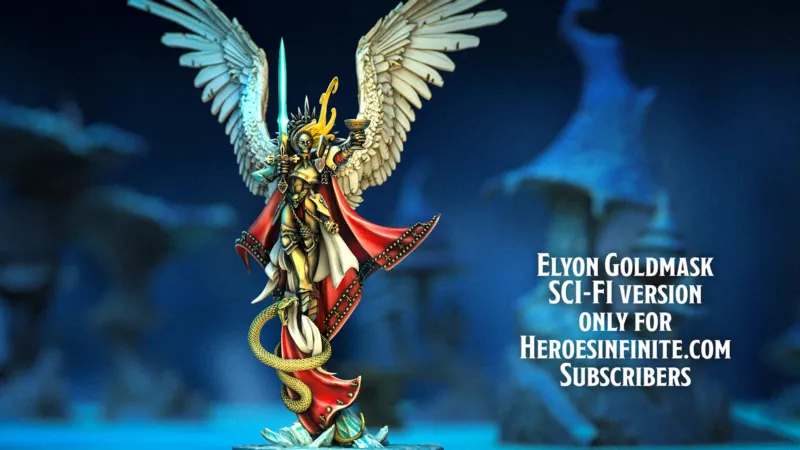 Elyon Goldmask, Archangel of the Eternal - Sci Fi Version