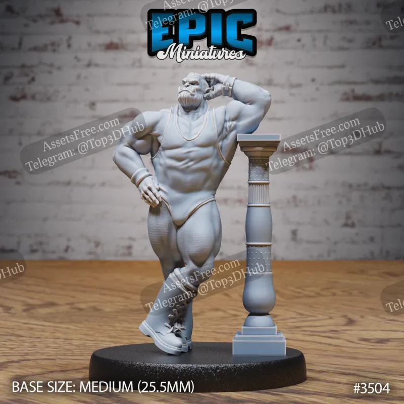 Epic Miniatures - Orc Strongman Posing