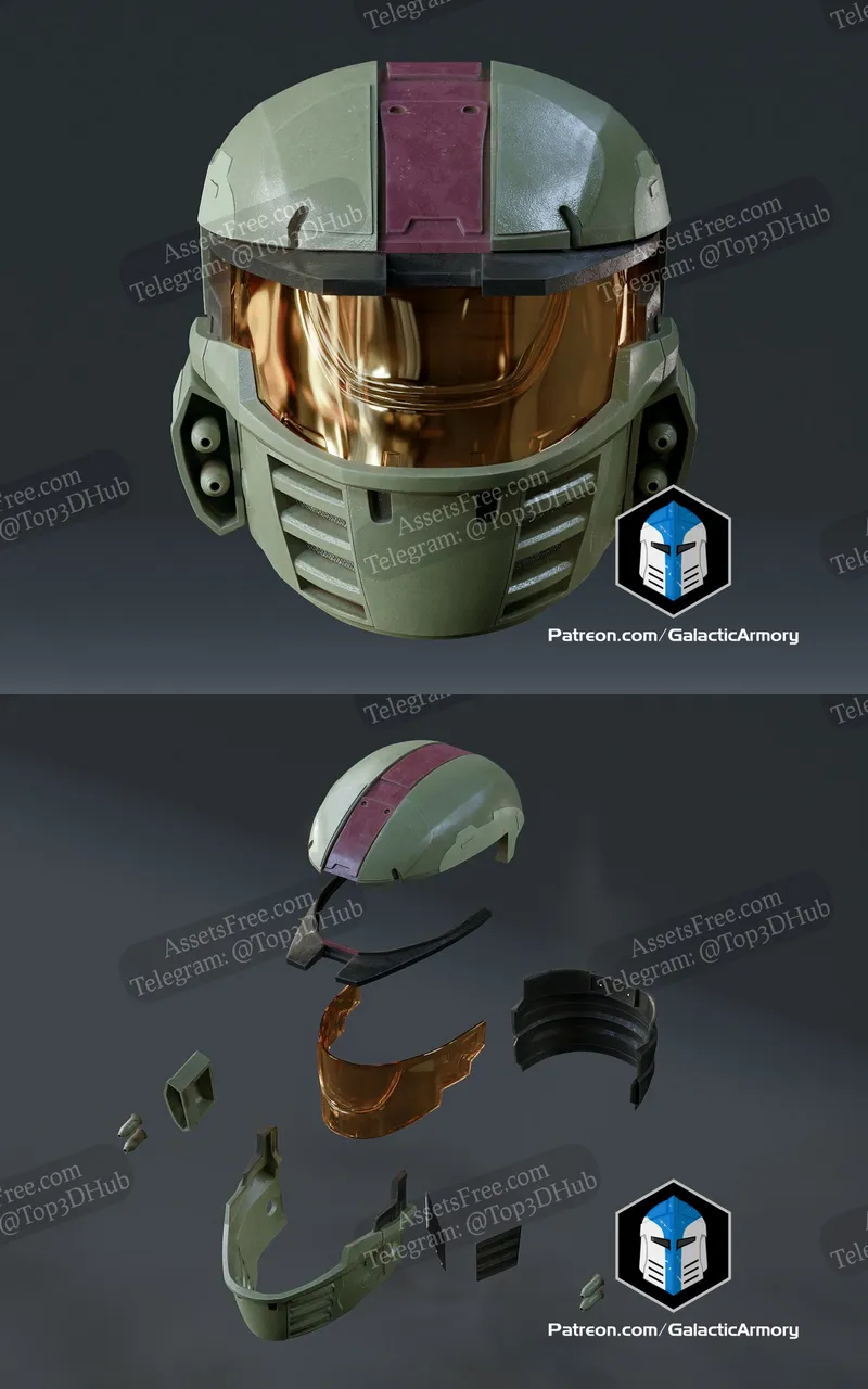 Halo Wars Mark IV Helmet & Armor