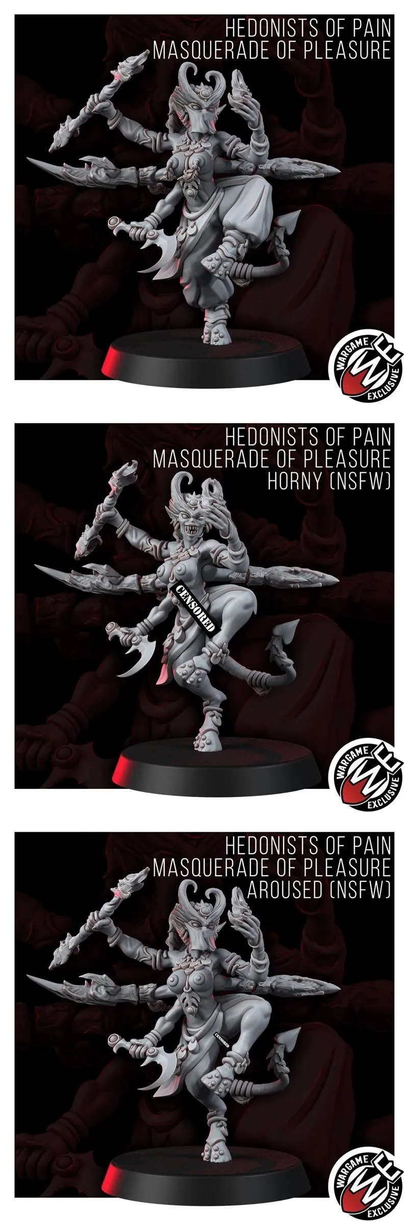 Hedonists Of Pain Masquerade Of Pleasure and Aroused and Horny