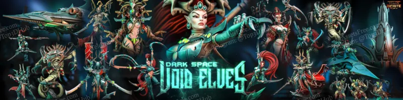 Heroes Infinite - Dark Space Void Elves - November 2023
