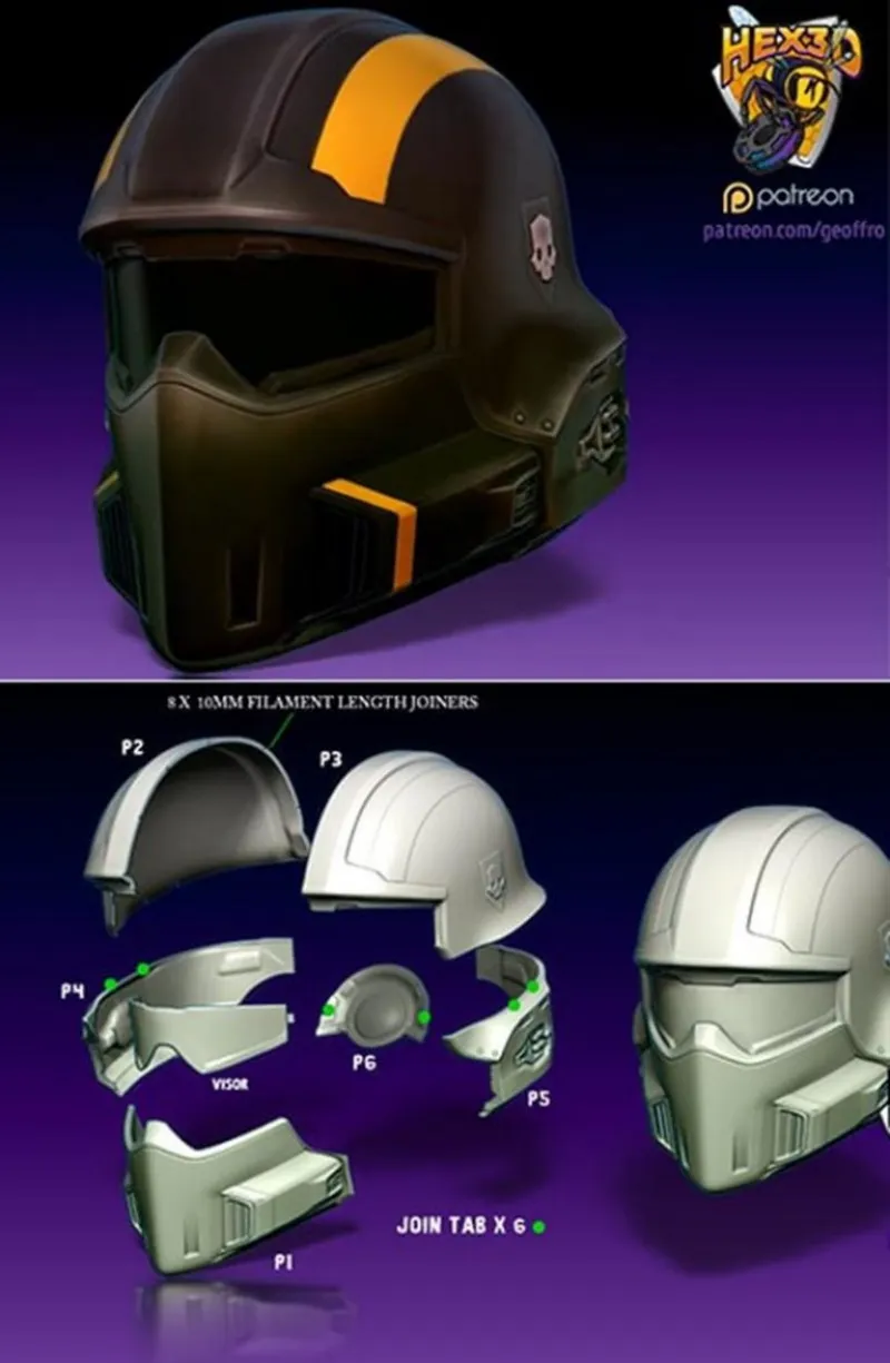 HellDivers 2 B-01 - Tac Helmet