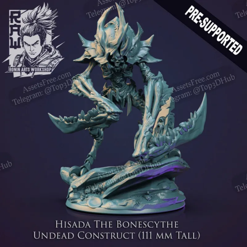 Hisada The Bonescythe - Undead Construct