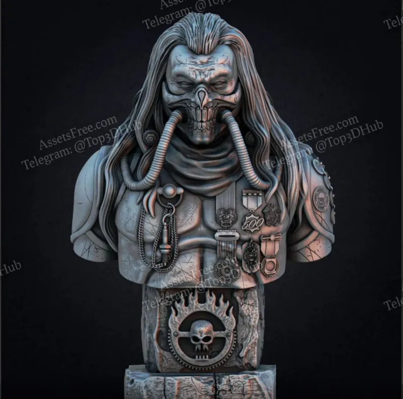 Immortan Joe bust - Mad Max