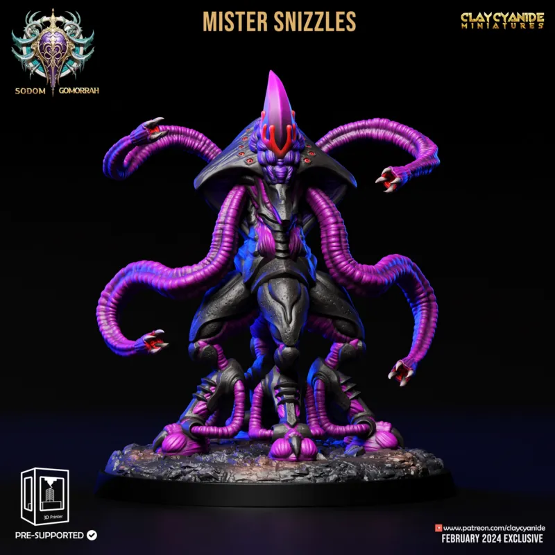 Introducing the fearsome enigma - Mister Snizzles