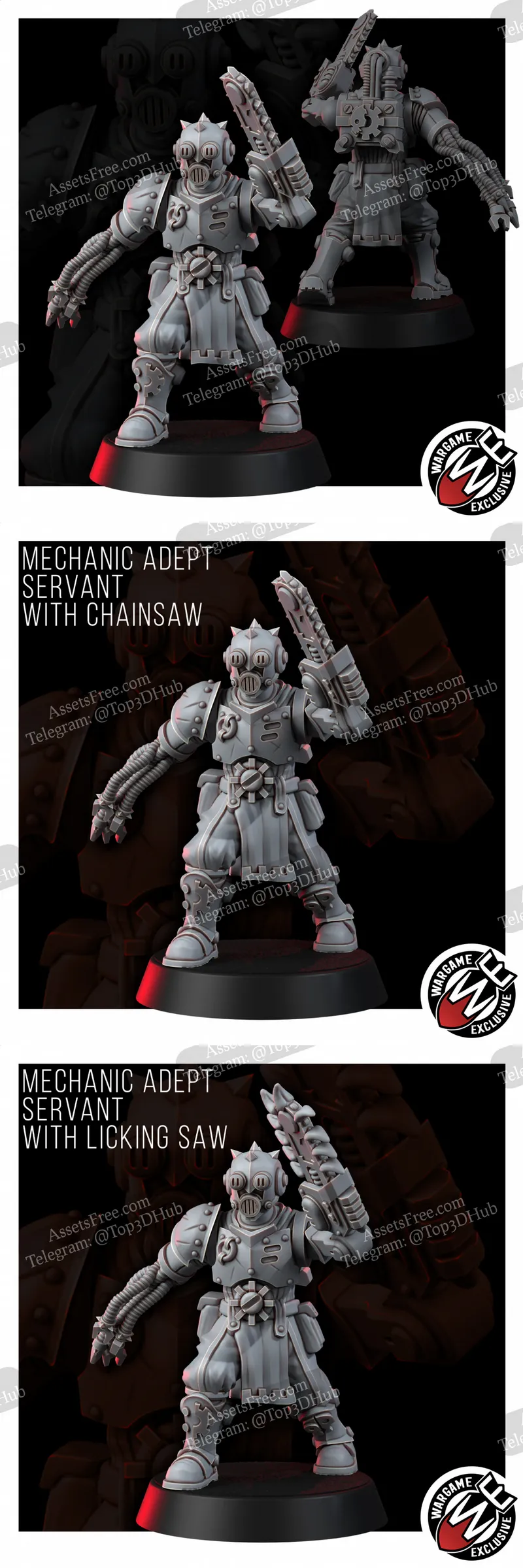 Mechanic Adept Servant With Chainsaw (And Licking Saw)