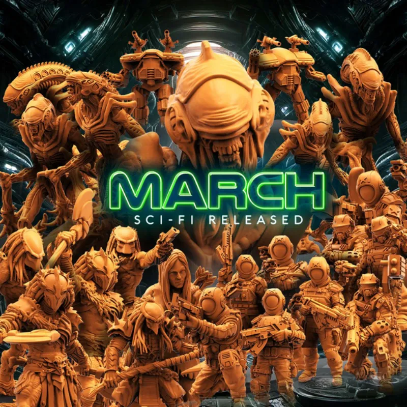 Papsikels Miniatures - Sci-Fi - March 2024