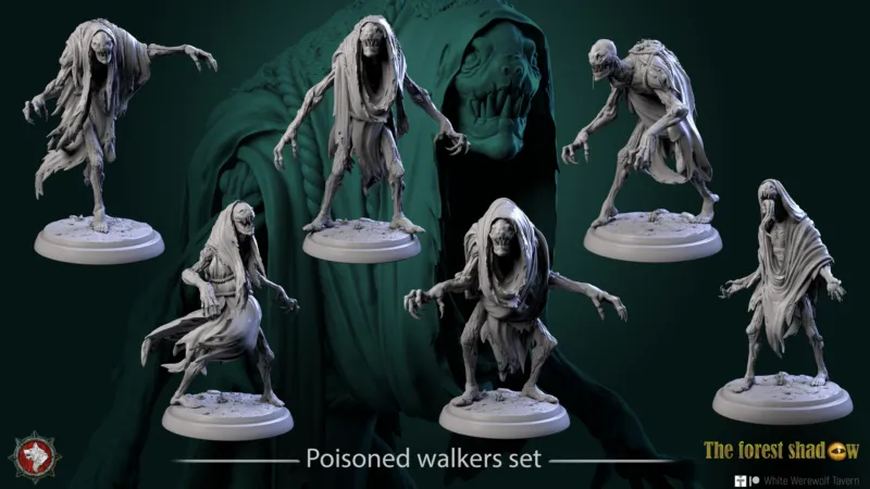 Poisoned walkers
