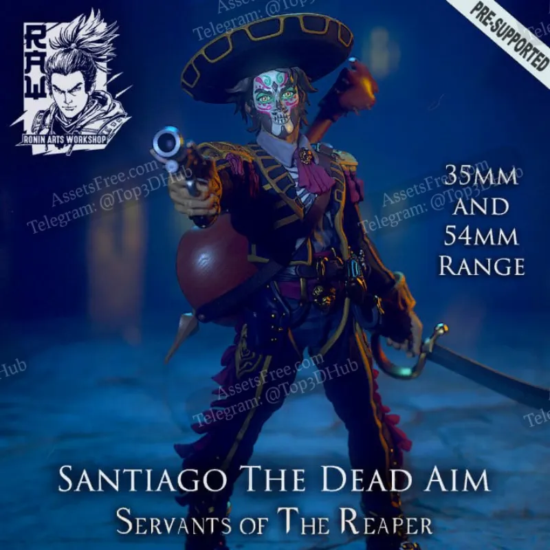 Santiago The Dead Aim - Dia De Muertos Pistolero