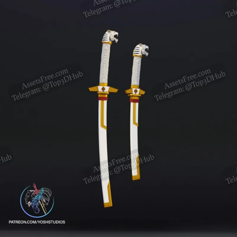 Sengoku White Ranger Swords