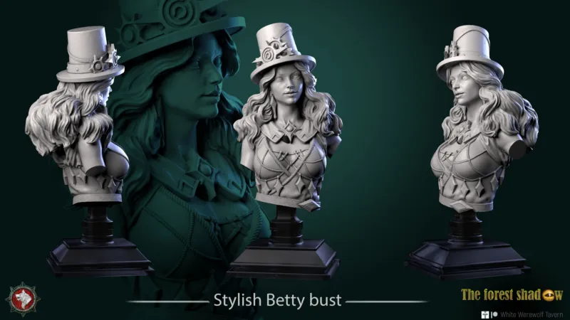Stylish Betty bust