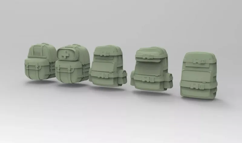 Backpacks for miniatures