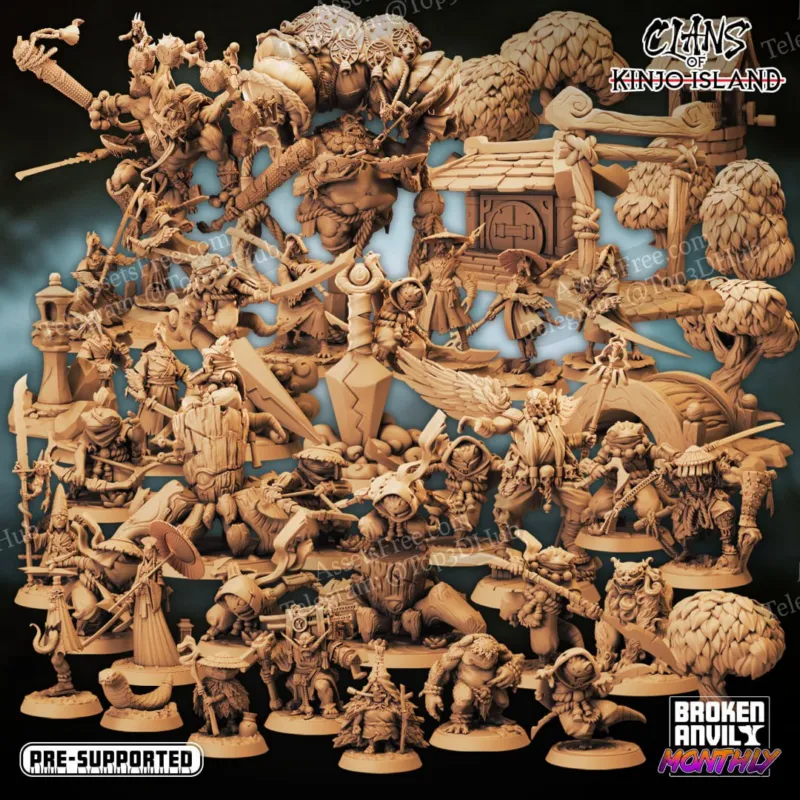 Broken Anvil Miniatures - Clans of Kinjo Island