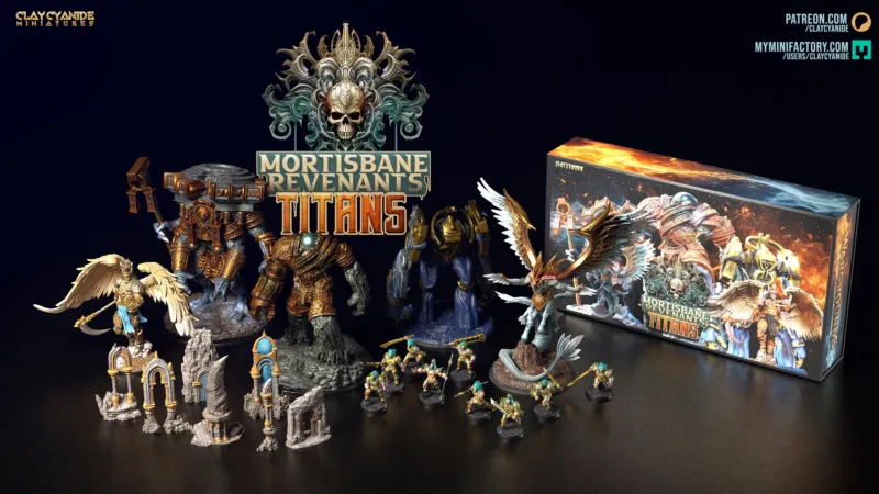 Clay Cyanide Miniatures - Mortisbane Revenants Act 2 - November 2023