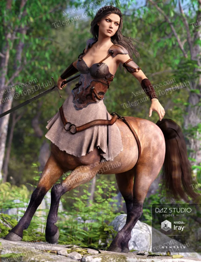 43991 - Warrior Queen Outfit for Centaur 7 Female - Umblefugly - [Clothing]