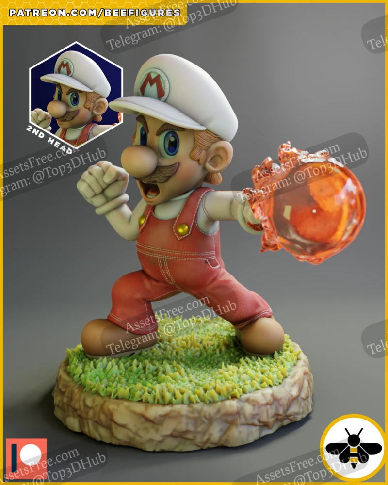 Fire Mario: Blazing Adventures in the Mushroom Kingdom