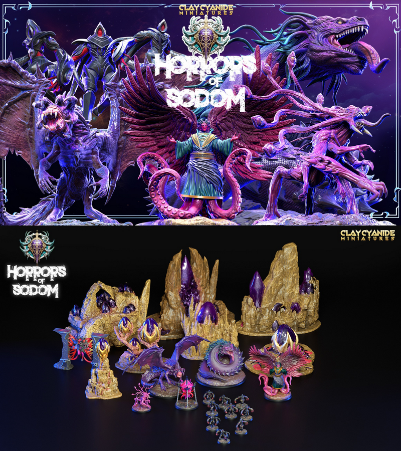 Clay Cyanide Miniatures – Horrors of Sodom - March 2024