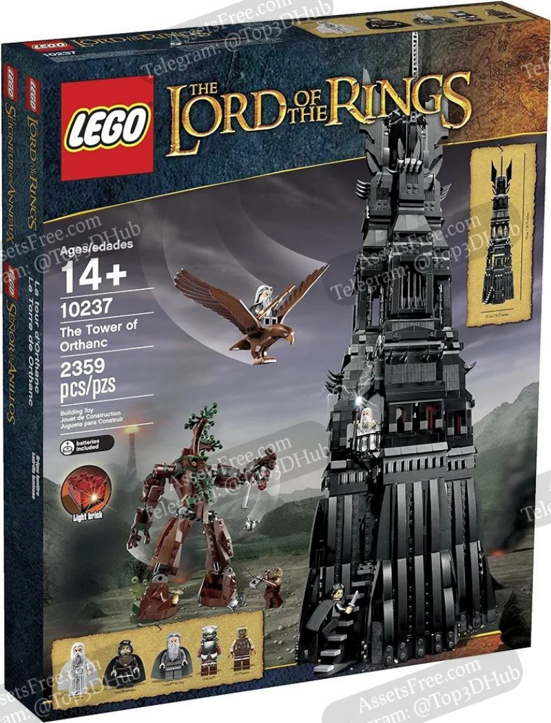Lord of The Rings - The Tower of Orthanc Building