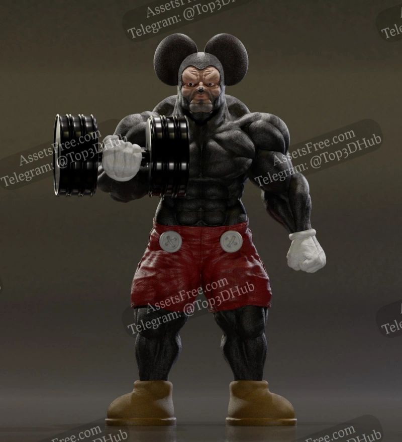 Mickey Mouse: The Muscle-Bound Mascot