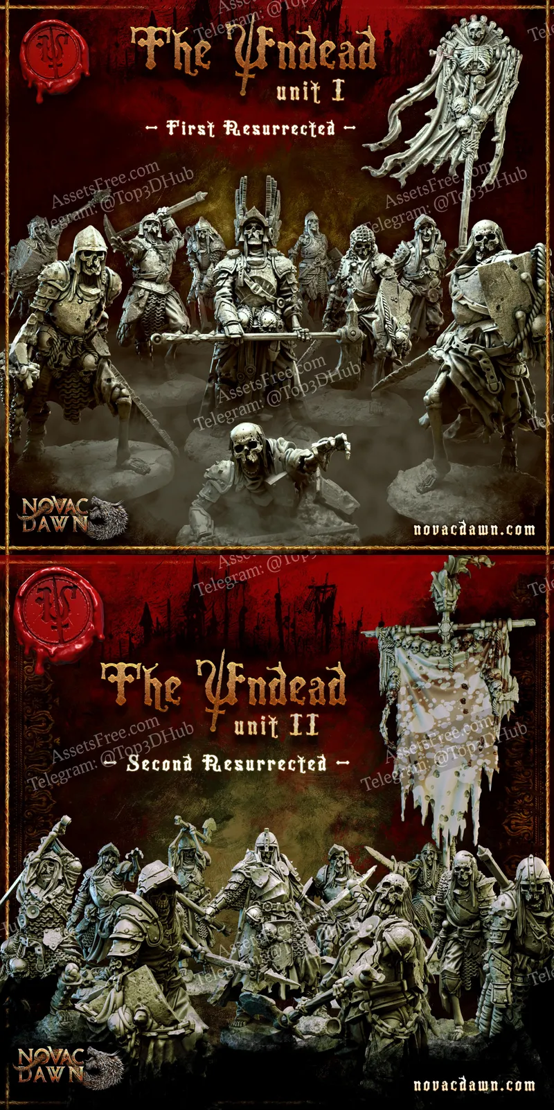 The Undead - Unit I - First Resurrected and Unit II - Second Resurrected