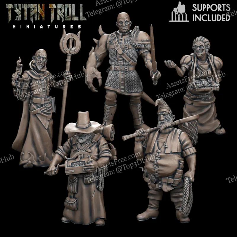 Tytan Troll Miniatures - Curse of Strahd - Mini Pack 02