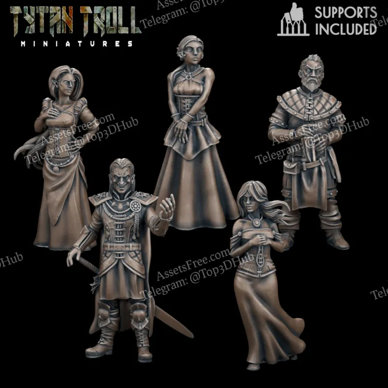 Tytan Troll Miniatures - Curse of Strahd - Mini Pack 03