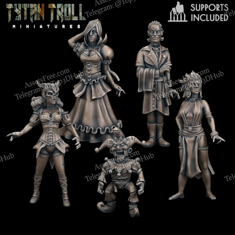 Tytan Troll Miniatures - Curse of Strahd - Mini Pack 0
