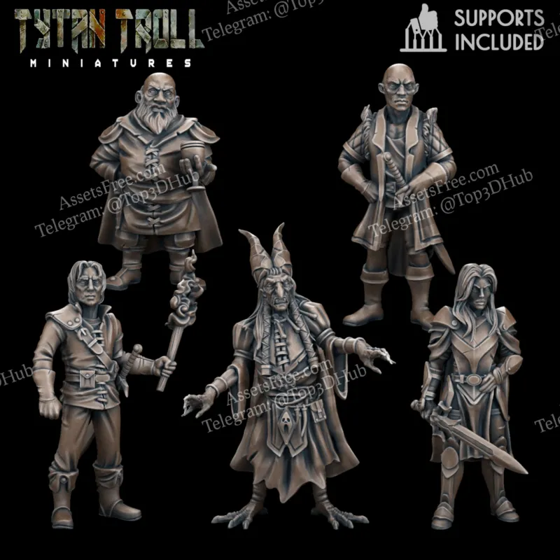 Tytan Troll Miniatures - Curse of Strahd - Mini Pack 06