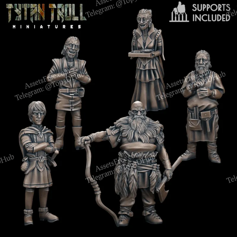 Tytan Troll Miniatures - Curse of Strahd - Mini Pack 10