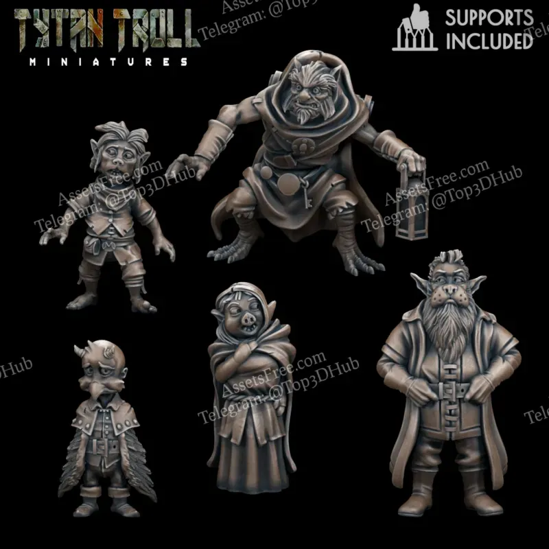 Tytan Troll Miniatures - Mongrel Folk