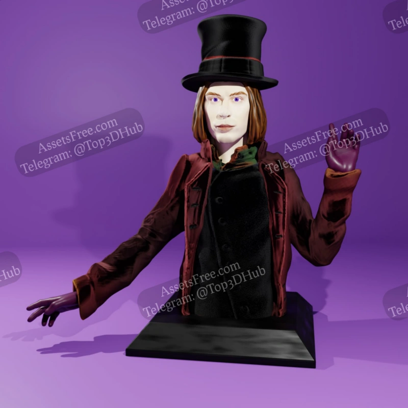 Willy Wonka Bust